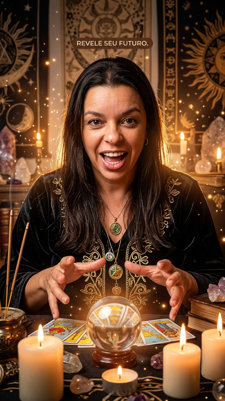Revele seu futuro - Bola de cristal e texto místico